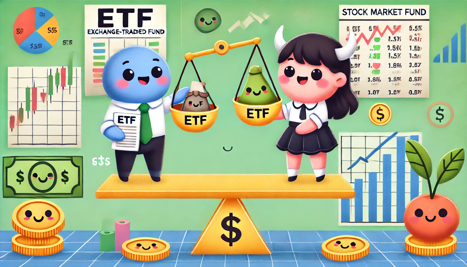 ETF(상장지수펀드)와 개별 주식 투자 비교